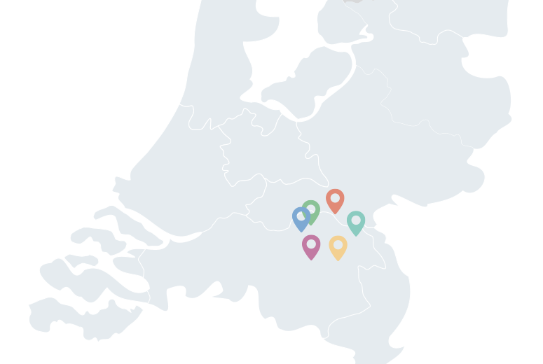 OOvB - Vestigingen kaart